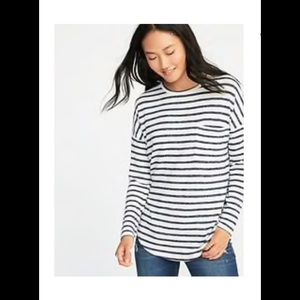 Old navy plush knit high-low sweater